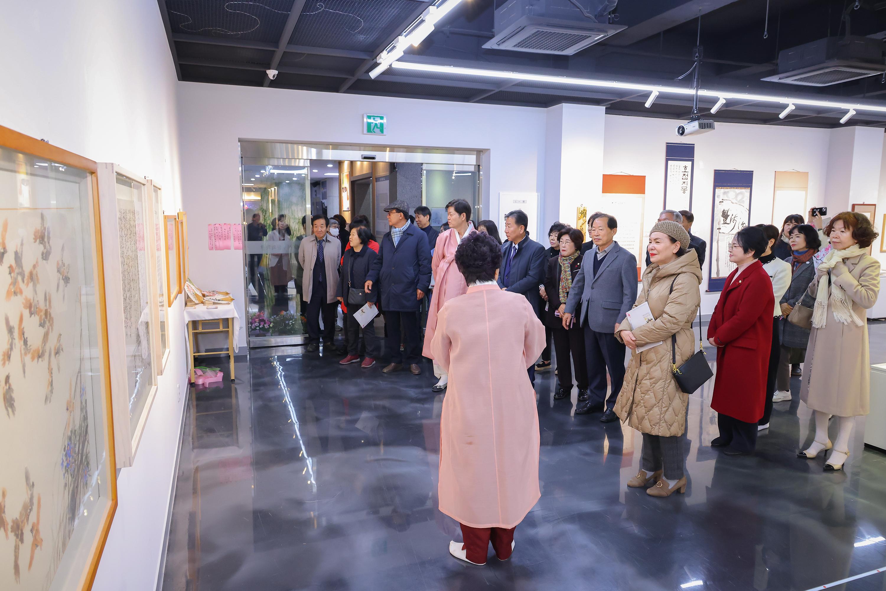 서구문화원 초대전 개막식